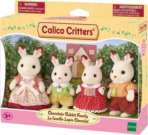 Calico Critters - عائلة أرنب الشوكولاتة 